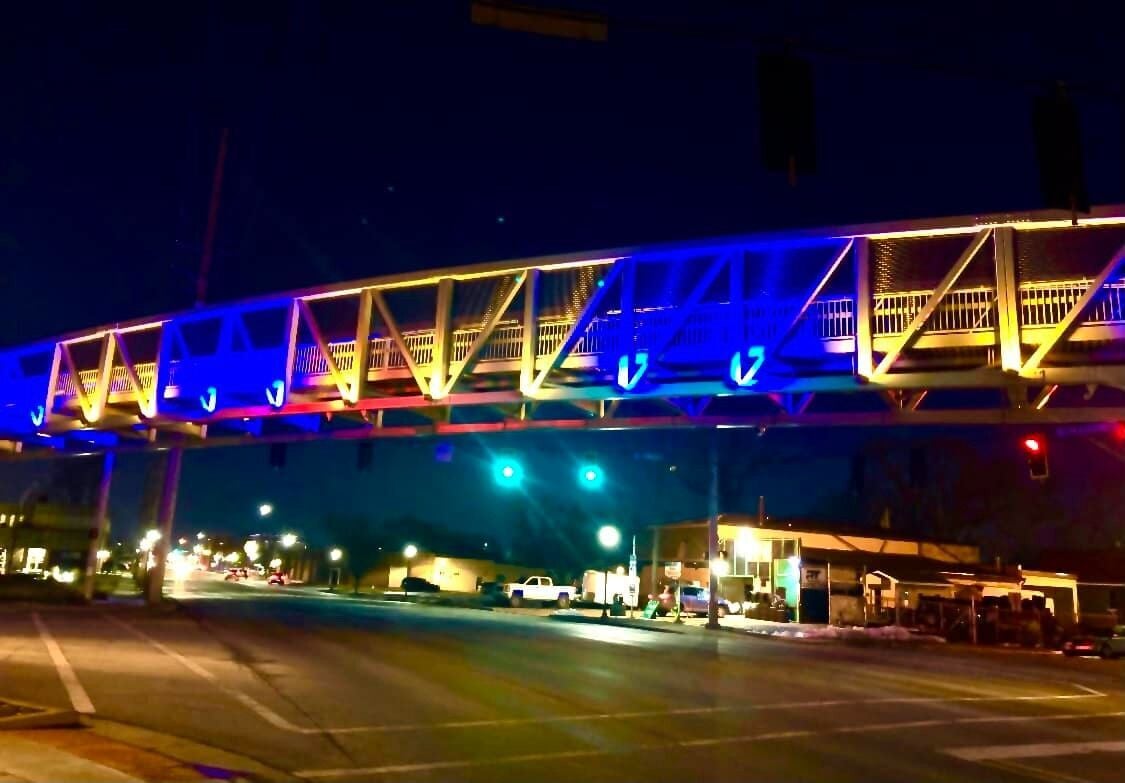 Hammond Pedestrian Bridge over Calumet Avenue